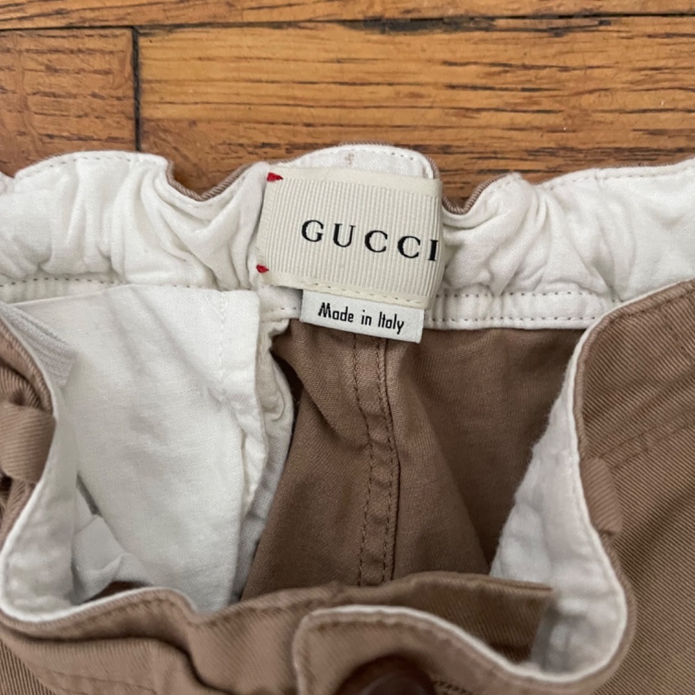 Rare - Gucci Children's Gabardine Pant with UFO and Fish - Picture 4 of 11